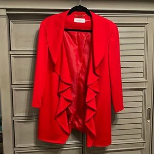 Calvin Klein red coat